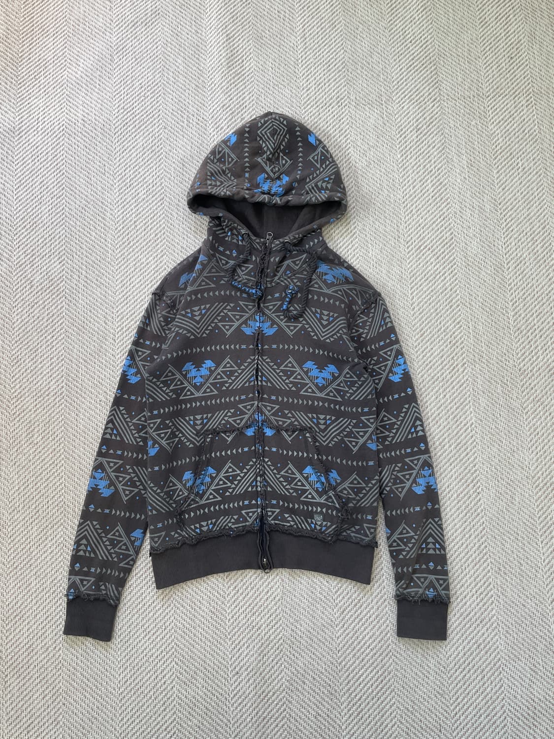 빌라봉 데미지워싱 네이티브 노르딕 후드집업  상품이미지1