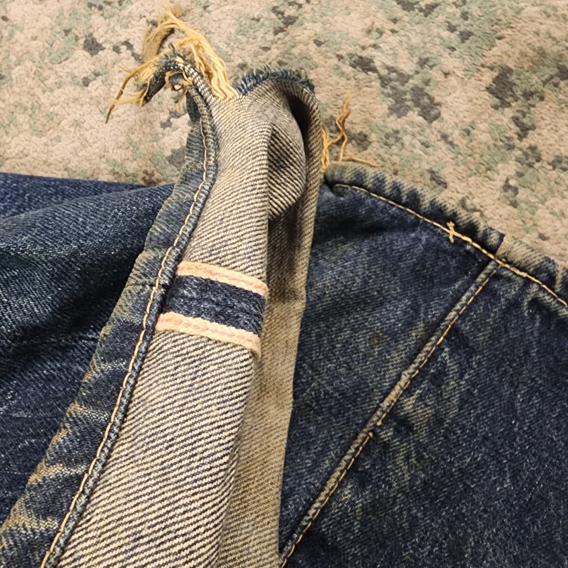 90s제작 슈가케인 셀비지데님 상품이미지9