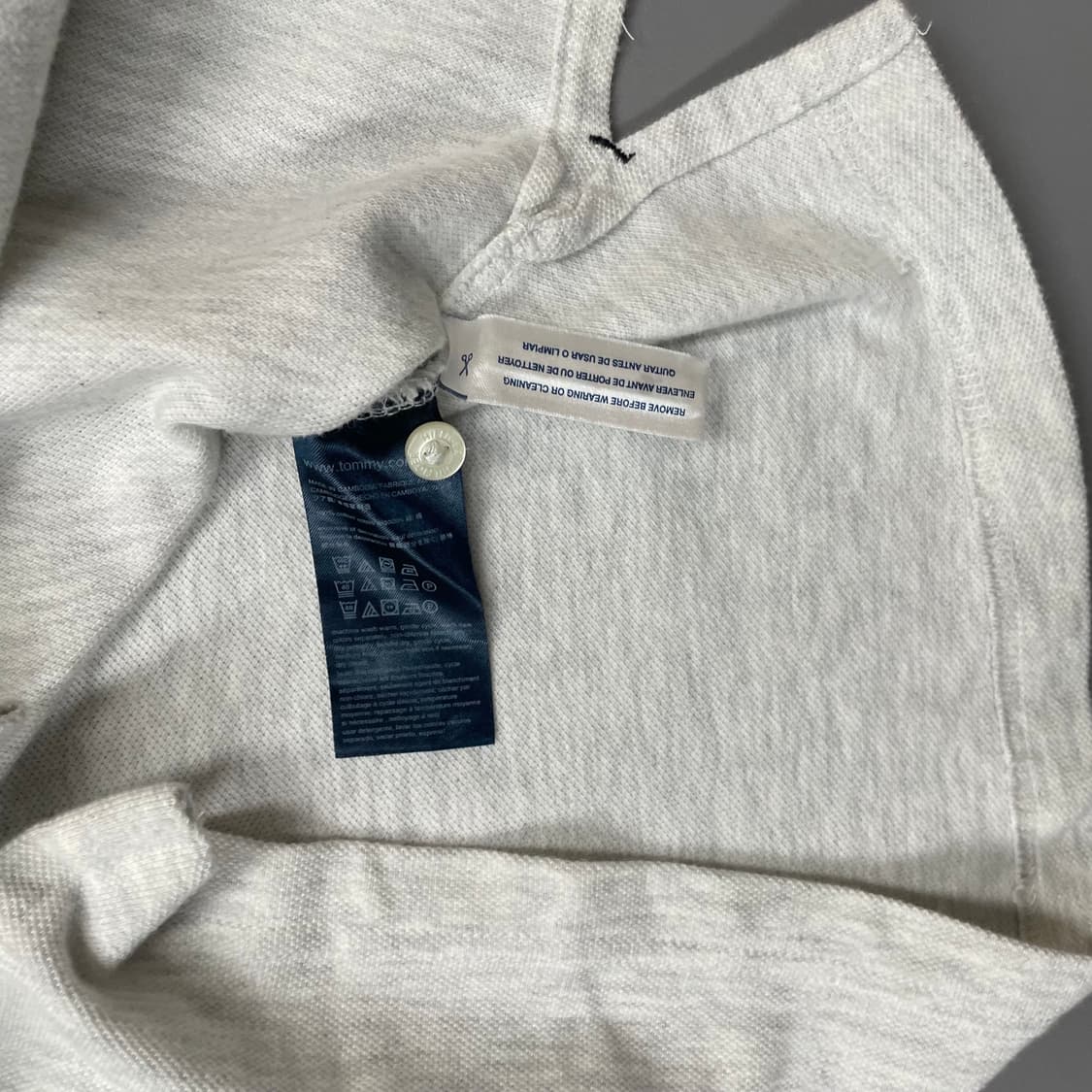 타미힐피거 카라 반팔티 그레이 S [052104] 상품이미지8