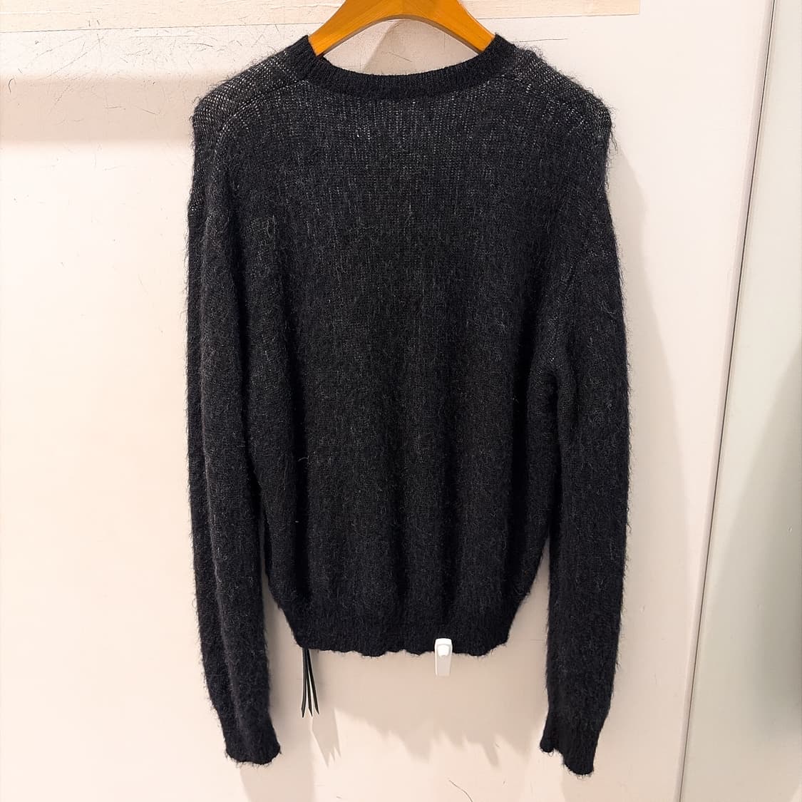 (정품/새상품) AMIRI 아미리 남성 블랙 모헤어 프리모 크루넥 니트  상품이미지3