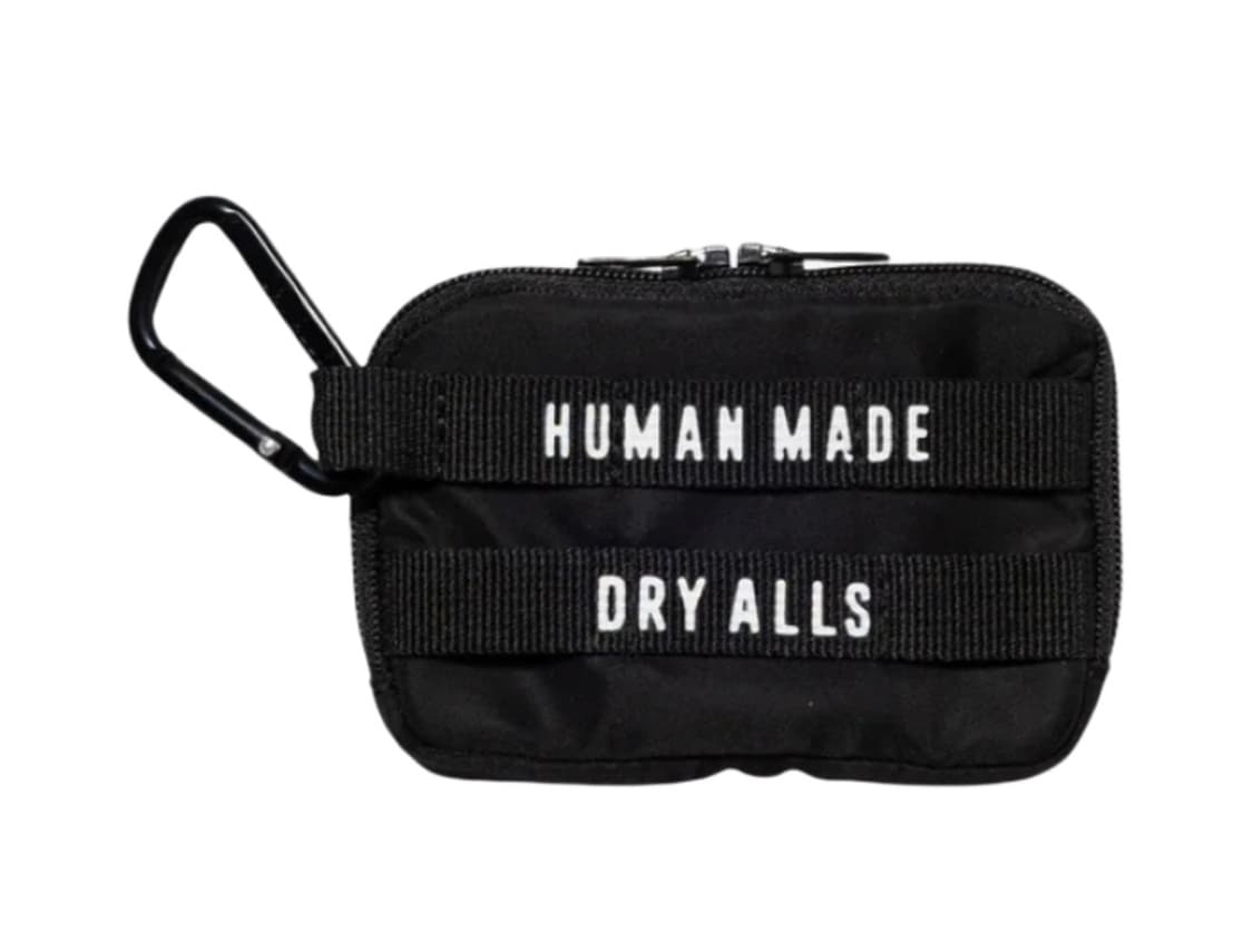 새제품) 휴먼 메이드 밀리터리 카드 케이스 지갑 블랙 파우치 키링 상품이미지1