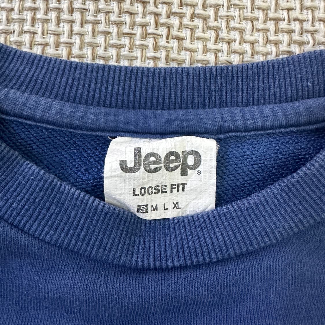 S 지프 크루넥 네이비 맨투맨 0423D 상품이미지2