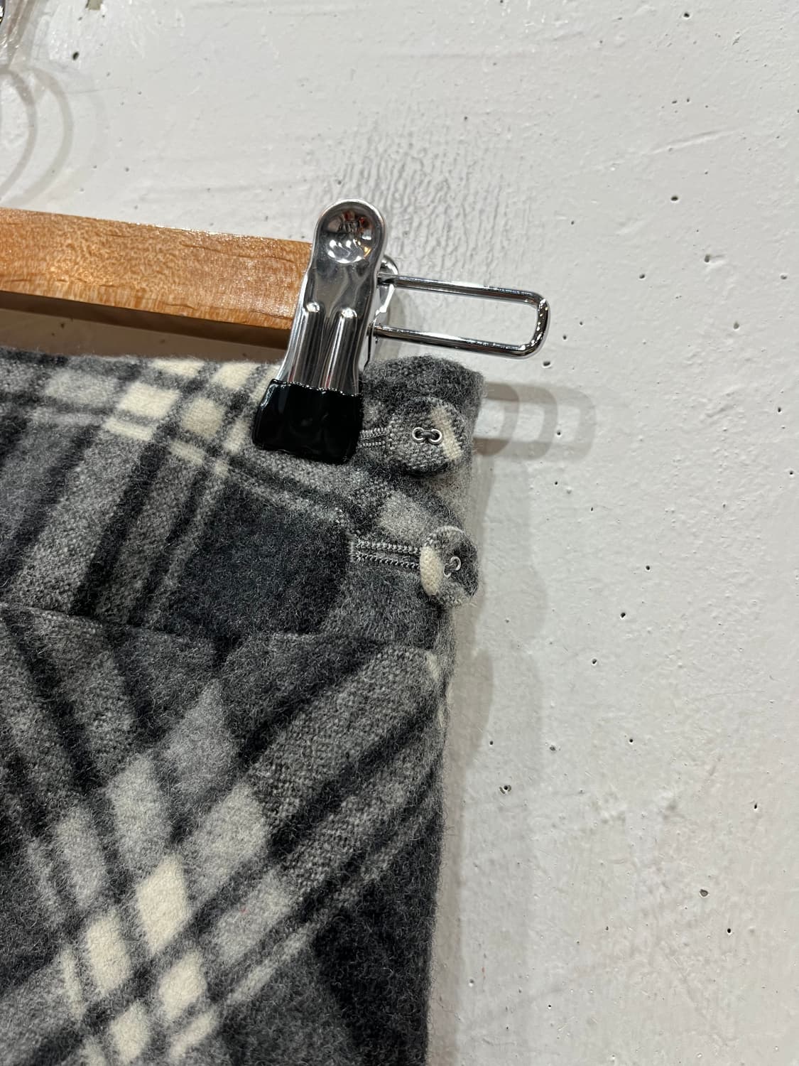 맥그리거 체크 울 스커트 치마 24 상품이미지2