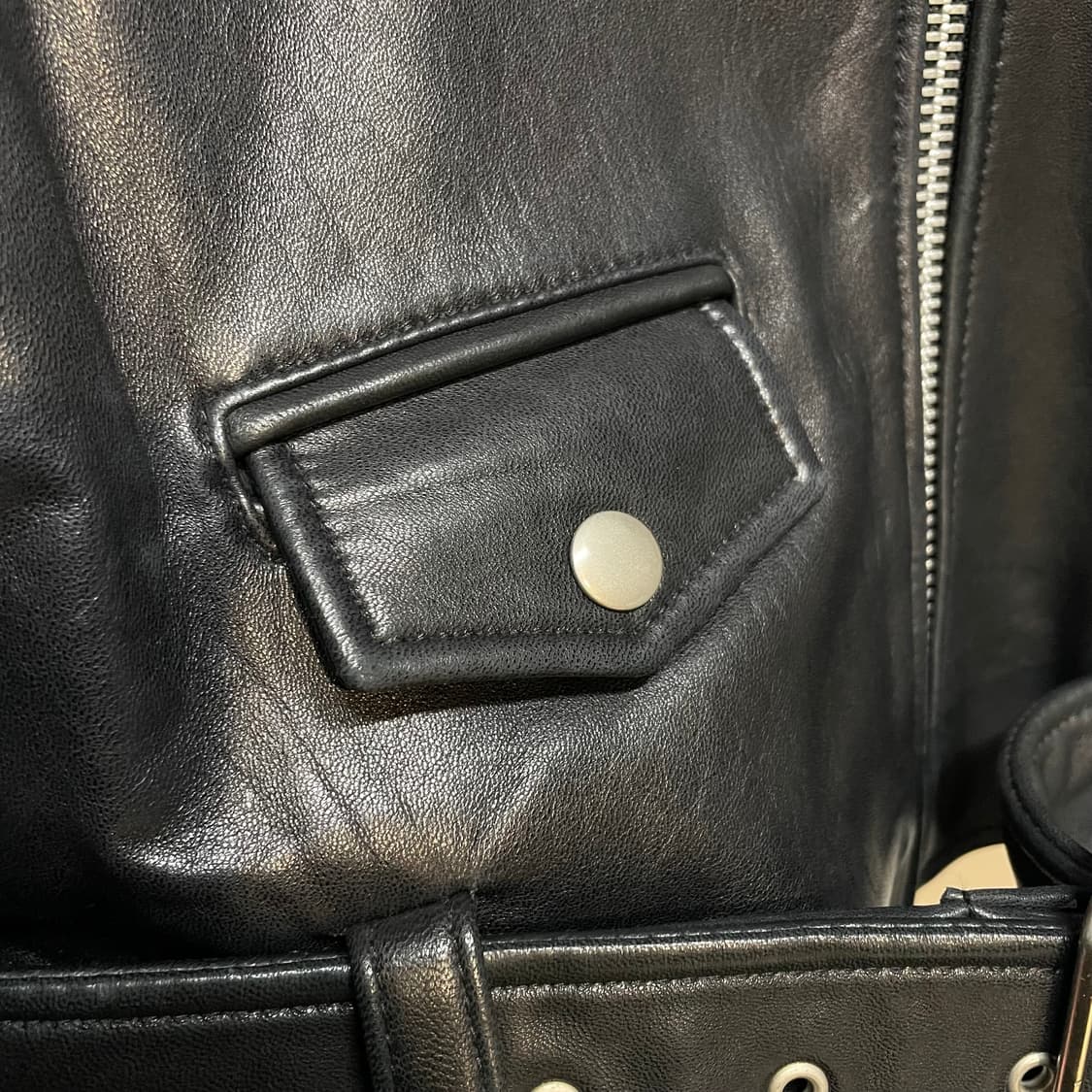 비바스튜디오 리얼 레더 라이더 자켓 상품이미지2