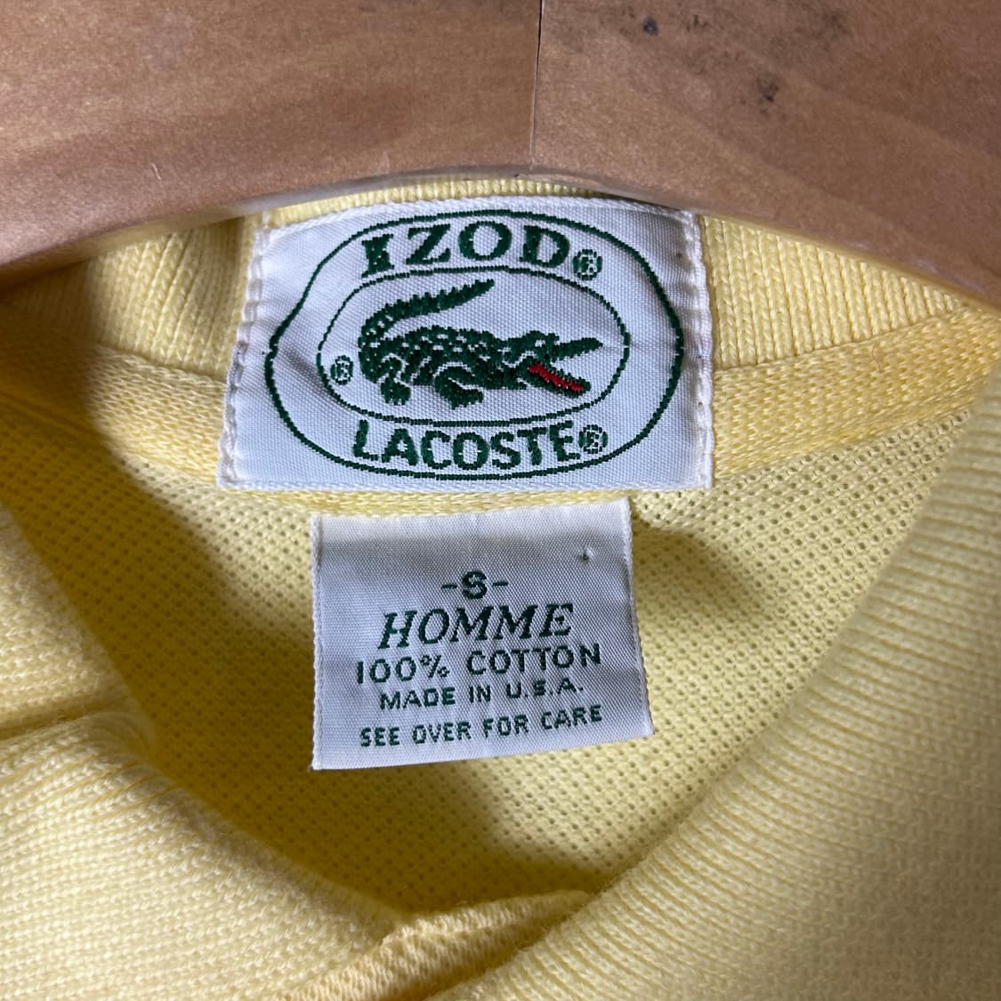 [LACOSTE] OLD USA 라코스테 로고 PK 카라 반팔티셔츠 상품이미지4