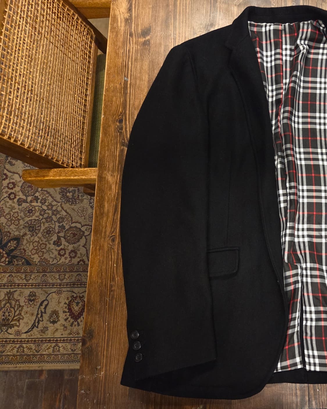 버버리 블랙라벨 플란넬자켓 상품이미지4