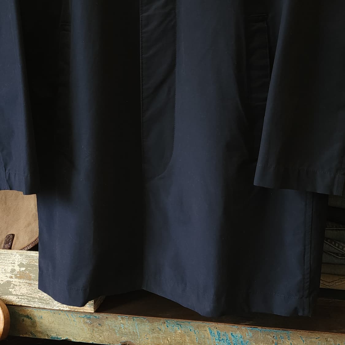 00s 갭 트렌치 코트 싱글 트렌치 네이비 빅사이즈 트렌치 코트 xl 상품이미지5