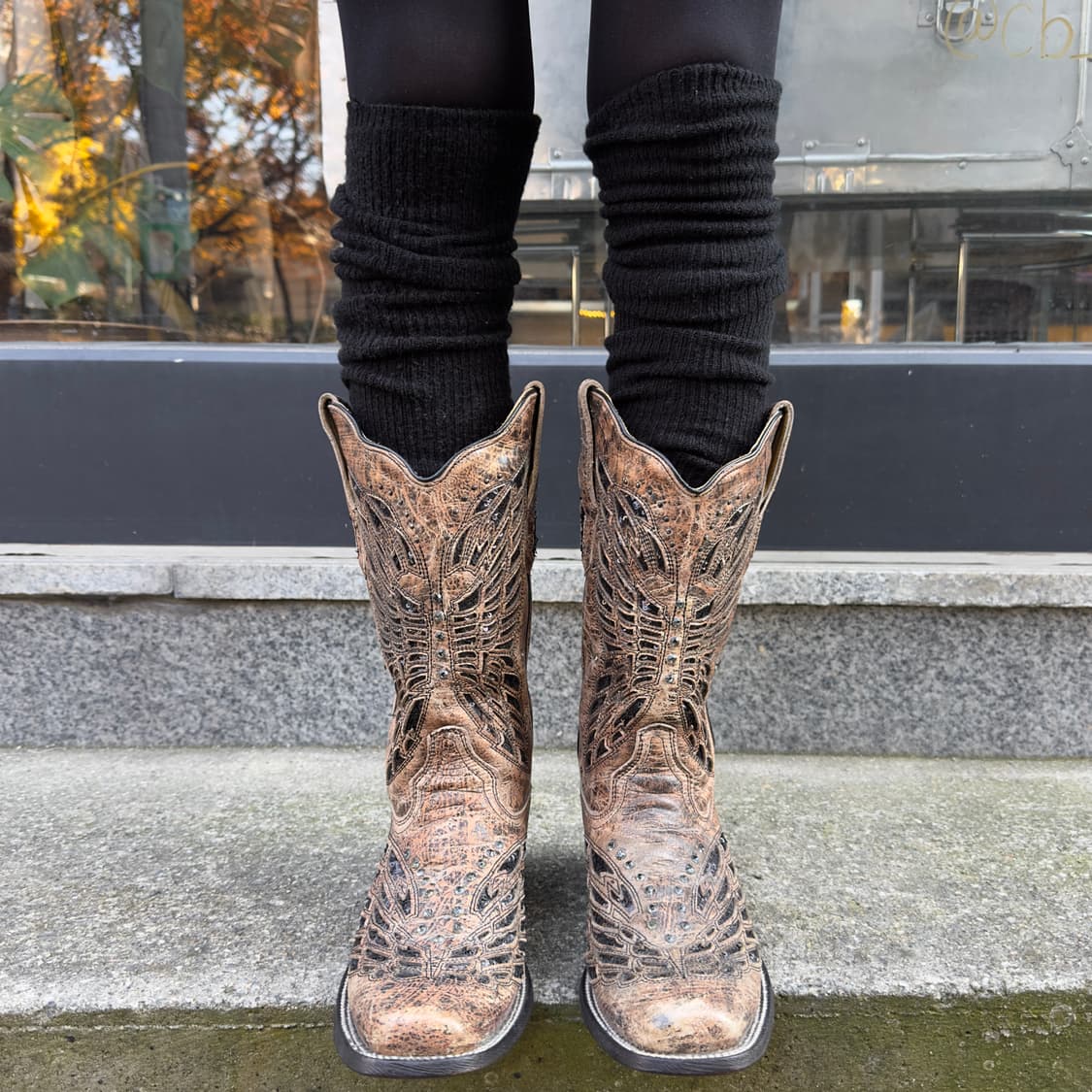 00s 코랄 엔젤 윙 블링 웨스턴 부츠 상품이미지7