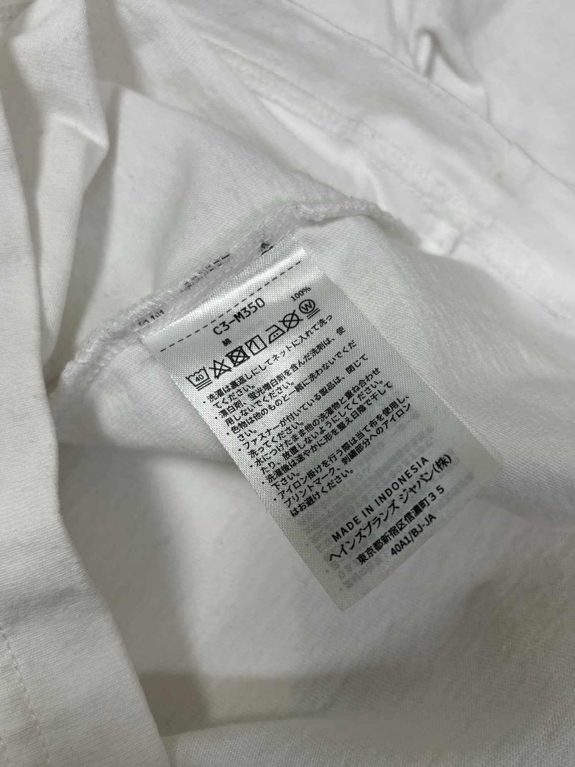 챔피온 재팬 반팔 크루넥 티셔츠 화이트 상품이미지4