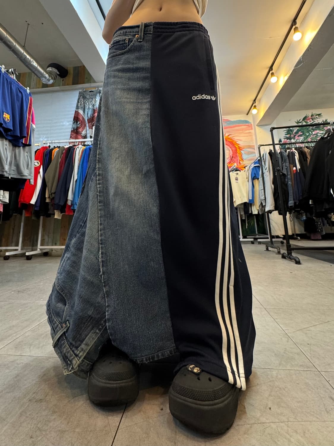 Levi’sXAdidas 커스텀 롱 스커트   상품이미지1