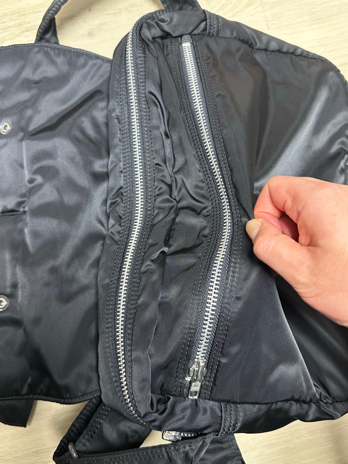 PORTER 요시다 포터 탱커 헬맷백 브리프 케이스  블랙 상품이미지6