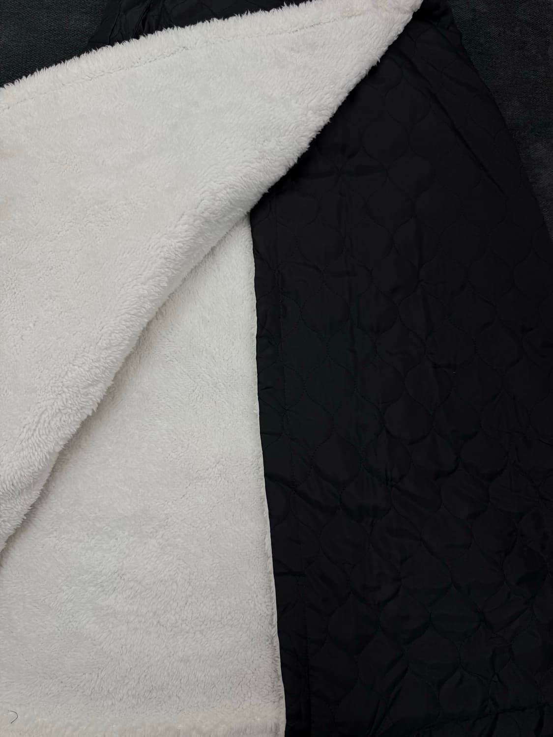 빈티지 플리스 라이닝 랩 스커트 상품이미지2