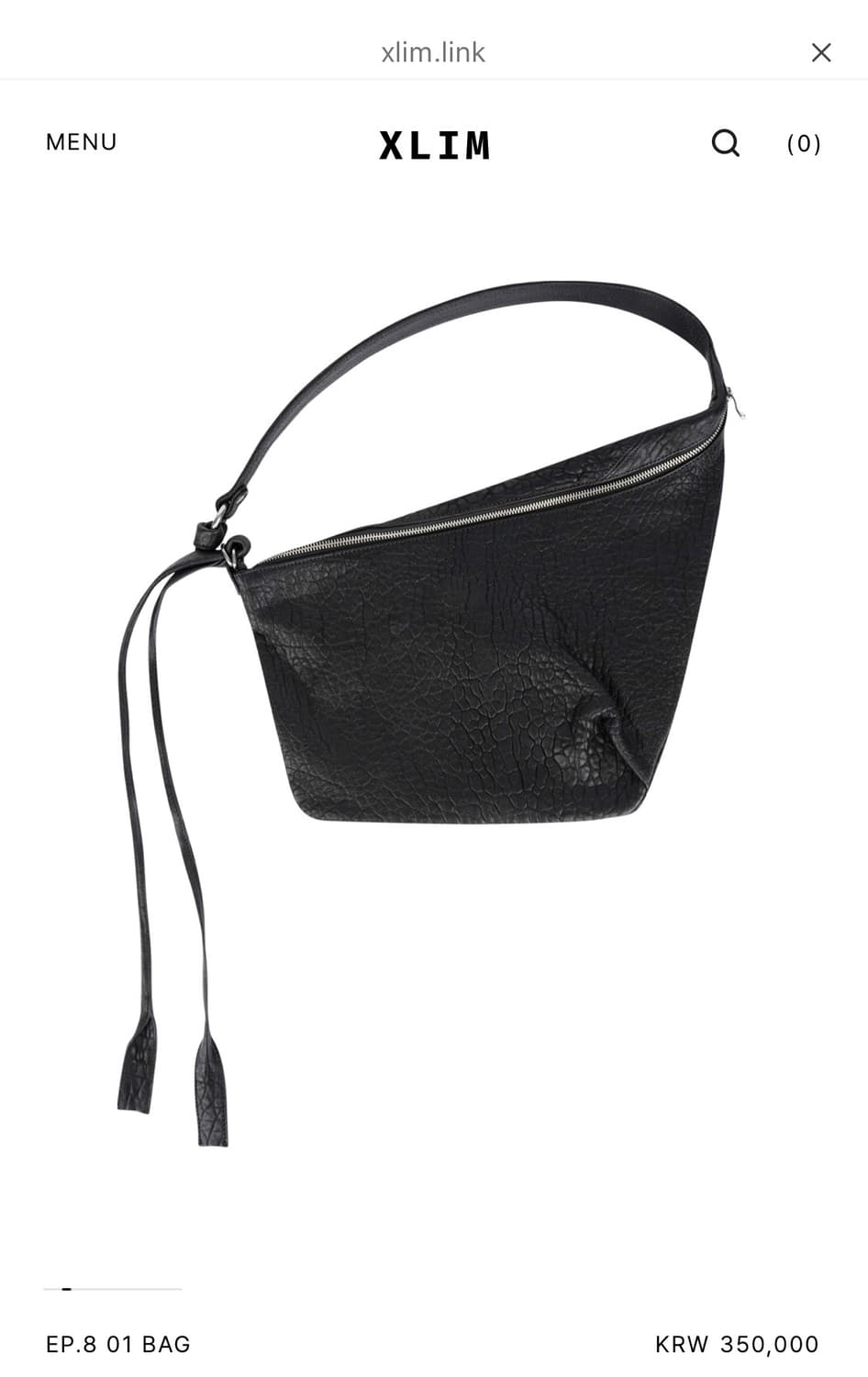 엑슬림 XLIM EP.8 01 BAG 레더 크로스백 상품이미지1