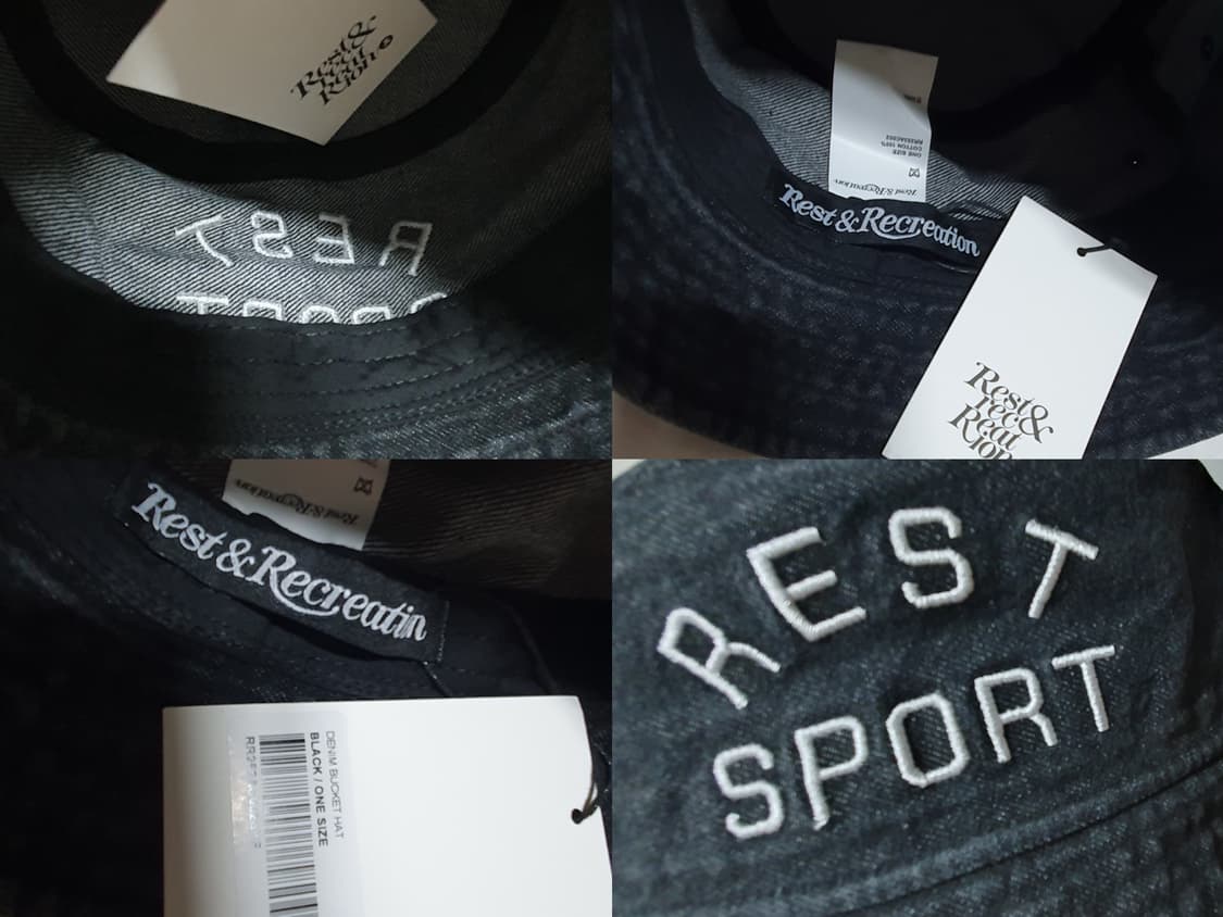 블랙 검정 레스트앤레크레이션 벙거지 어부 데님 모자 상품이미지7