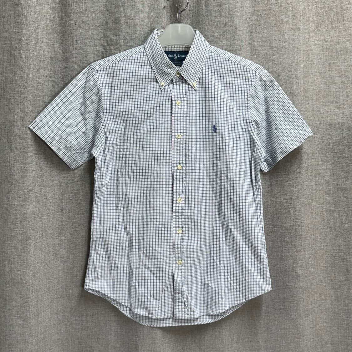 [95] 폴로 랄프로렌 반팔 체크 면 셔츠 남방 상품이미지1