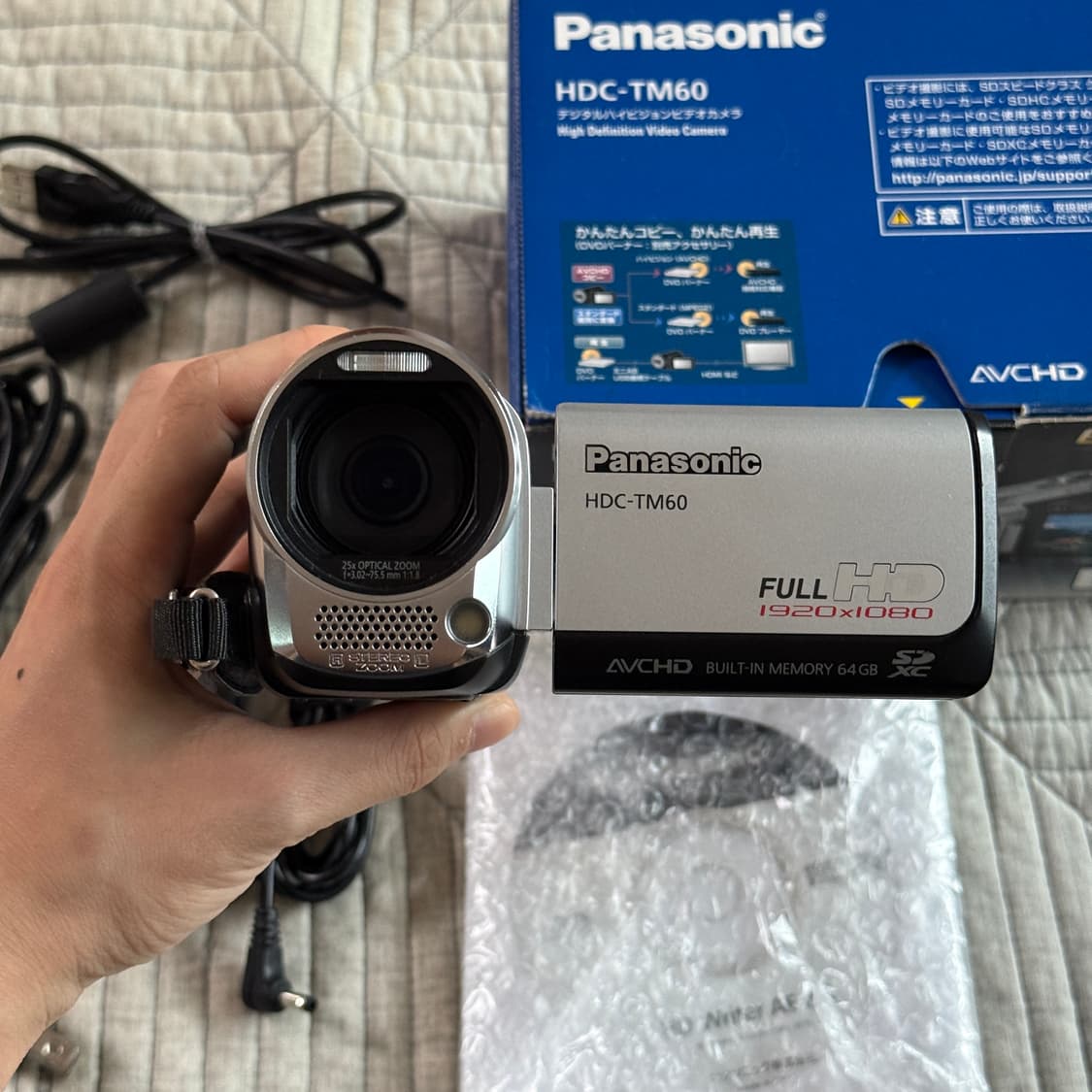 풀박스 Panasonic HDC-TM60 파나소닉캠코더 빈티지캠코더 디카 상품이미지6