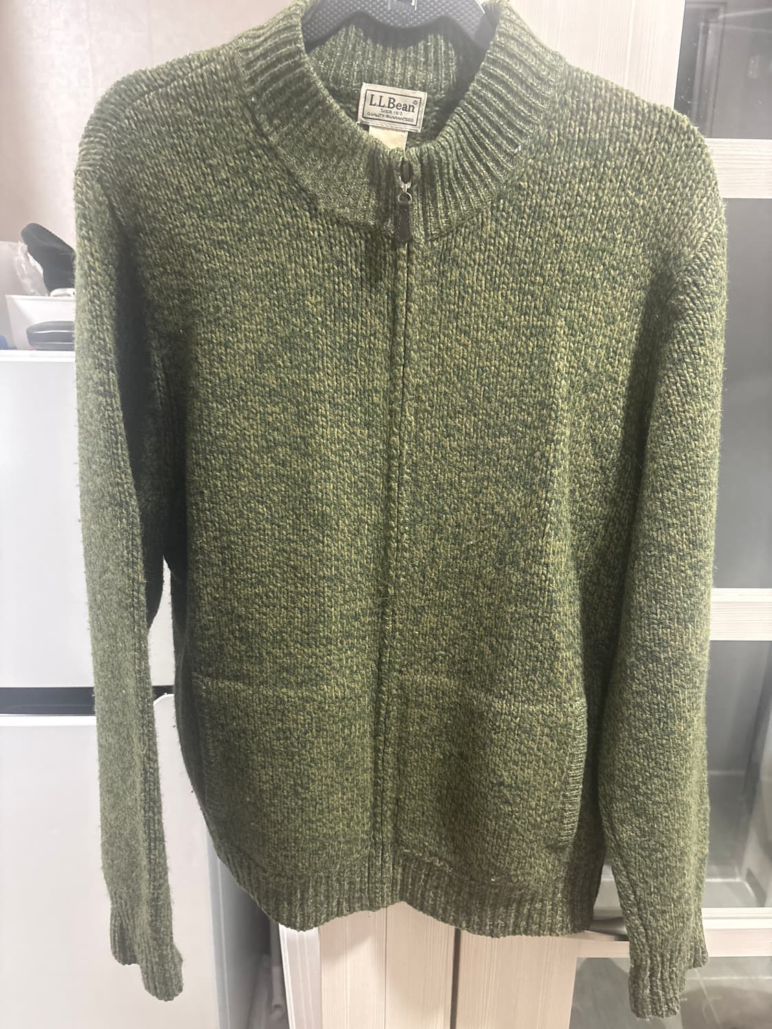 엘엘빈 니트 집업 xl 상품이미지1