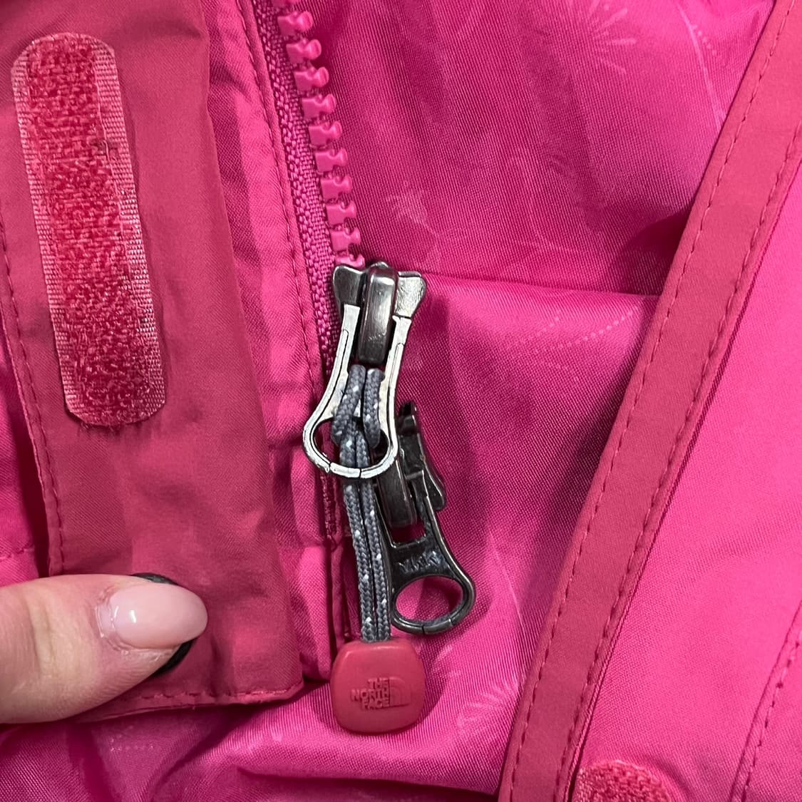 [정품/L] 노스페이스 핑크 바람막이 자켓 b14 상품이미지8