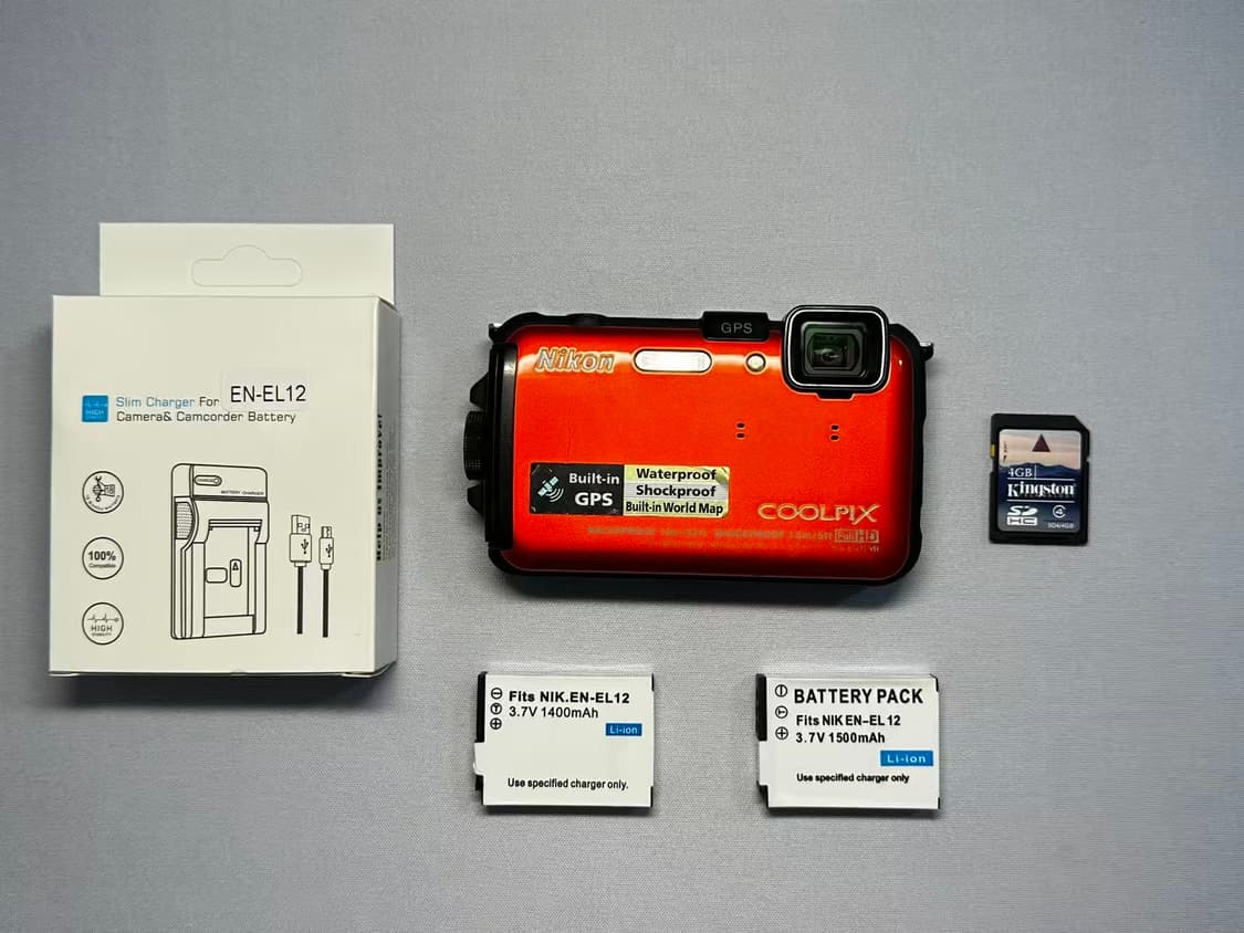 니콘 쿨픽스aw100(aw110) 오렌지 디카 상품이미지6