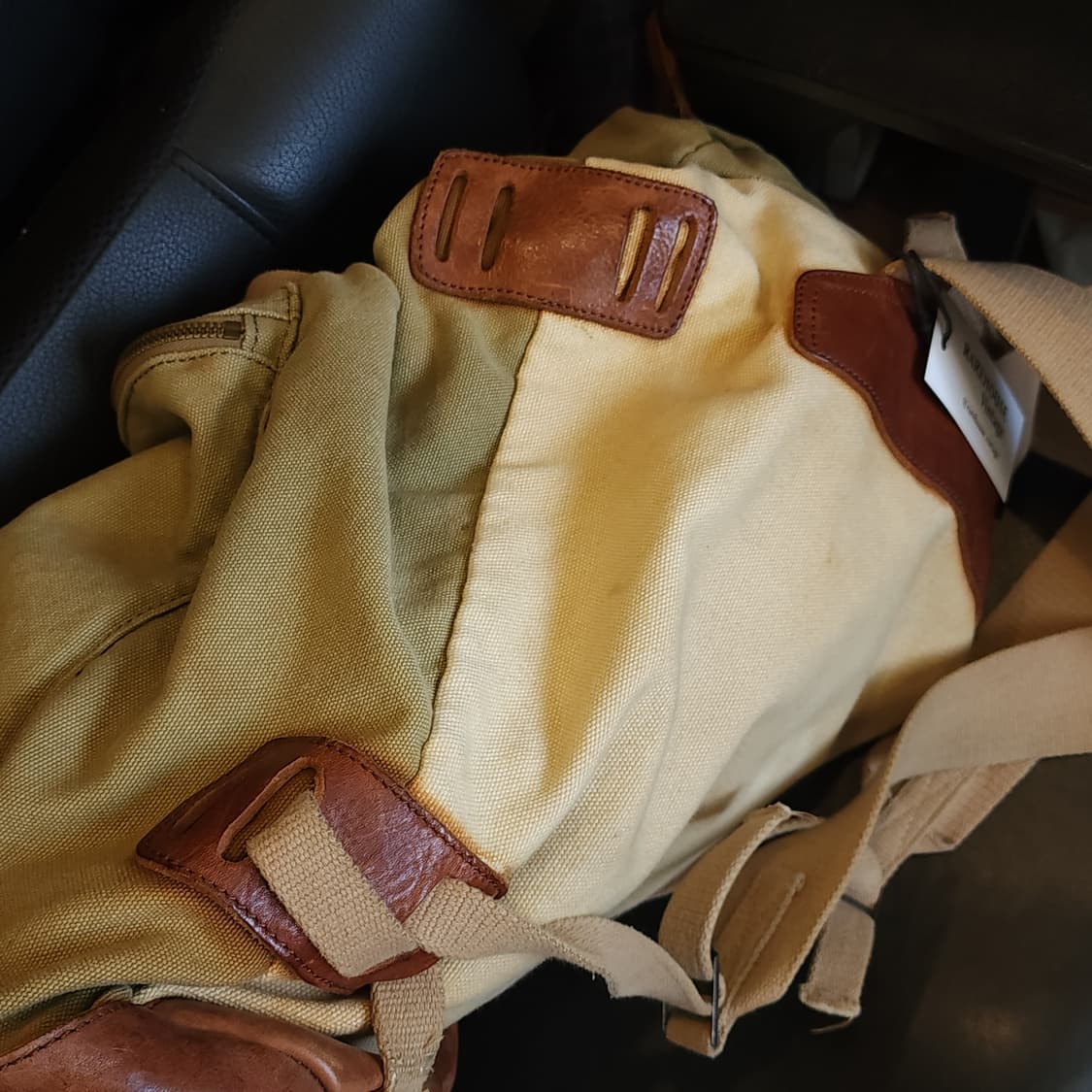 폴로 캔버스 레더 백팩 마운틴 백팩 랄프로렌 럭비 라인 상품이미지10