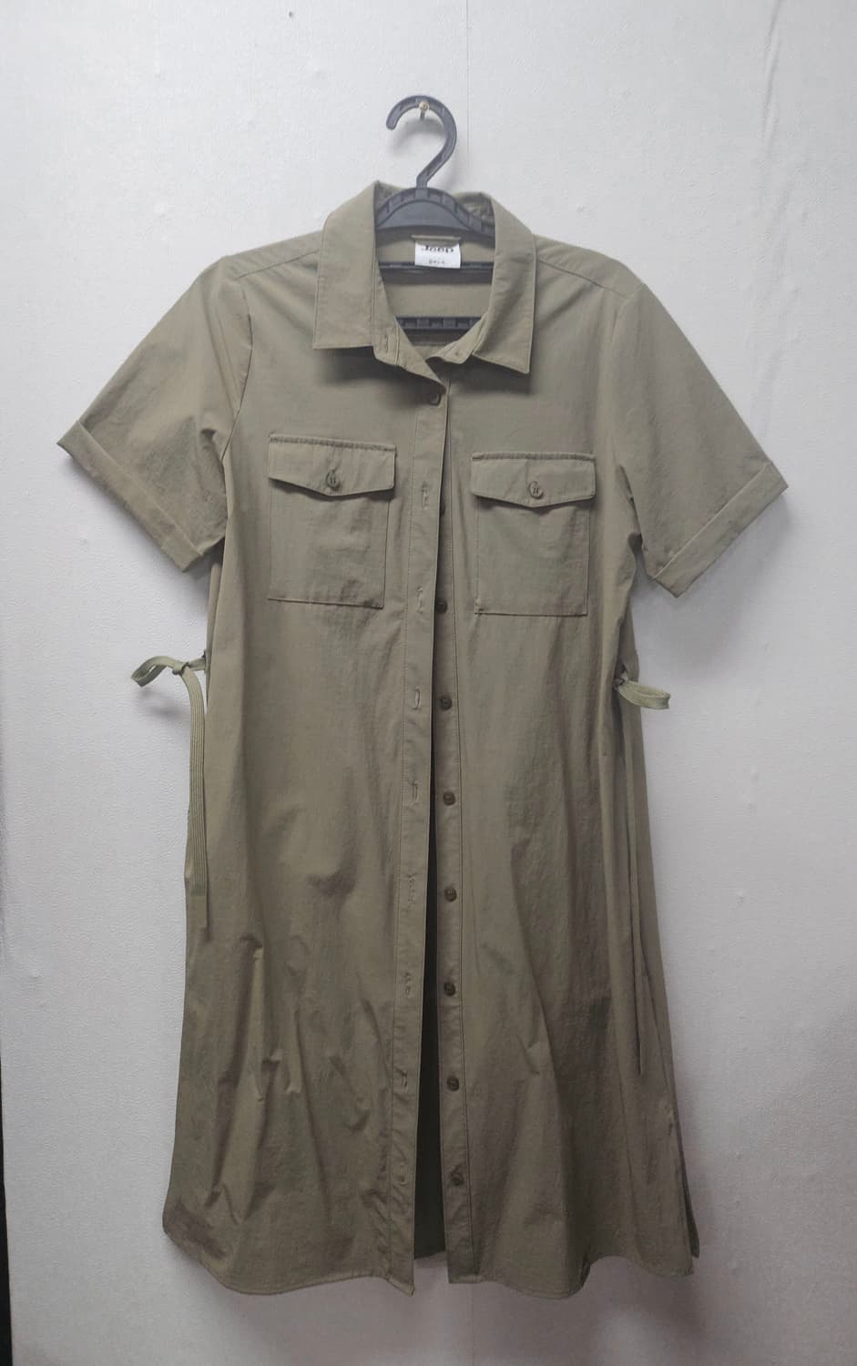 JEEP  지프 카키색 셔츠형 롱 원피스 S 상품이미지2