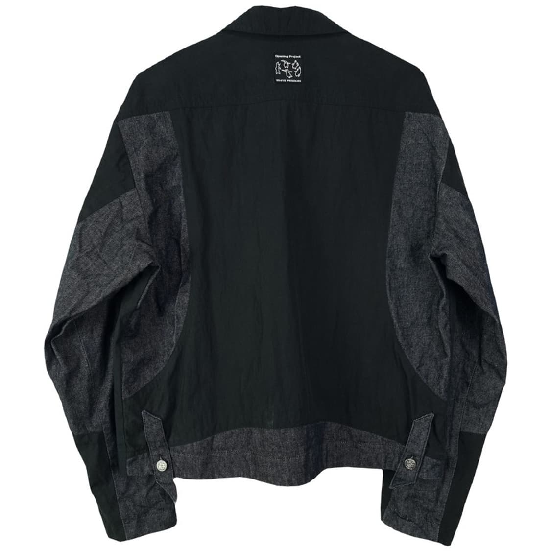 오프닝프로젝트 데님 도킹 셔츠 자켓 블랙 M18923 상품이미지3