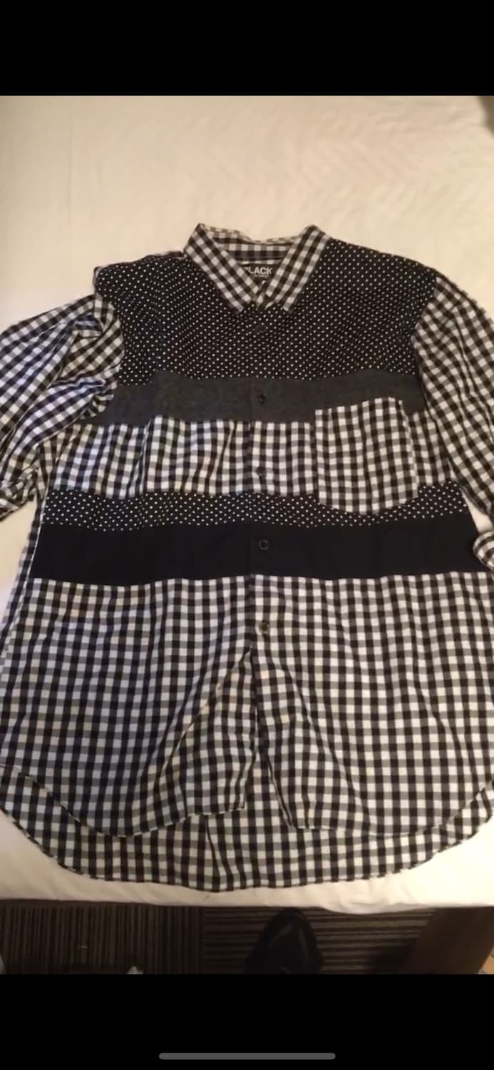 꼼데가르송 dot&check shirts 상품이미지2