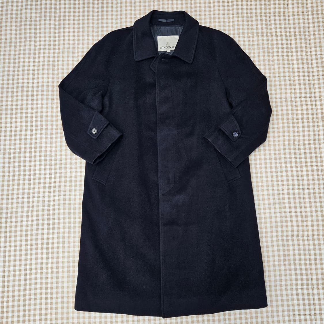 런던포그 울 캐시미어 롱 코트 남자100 상품이미지1