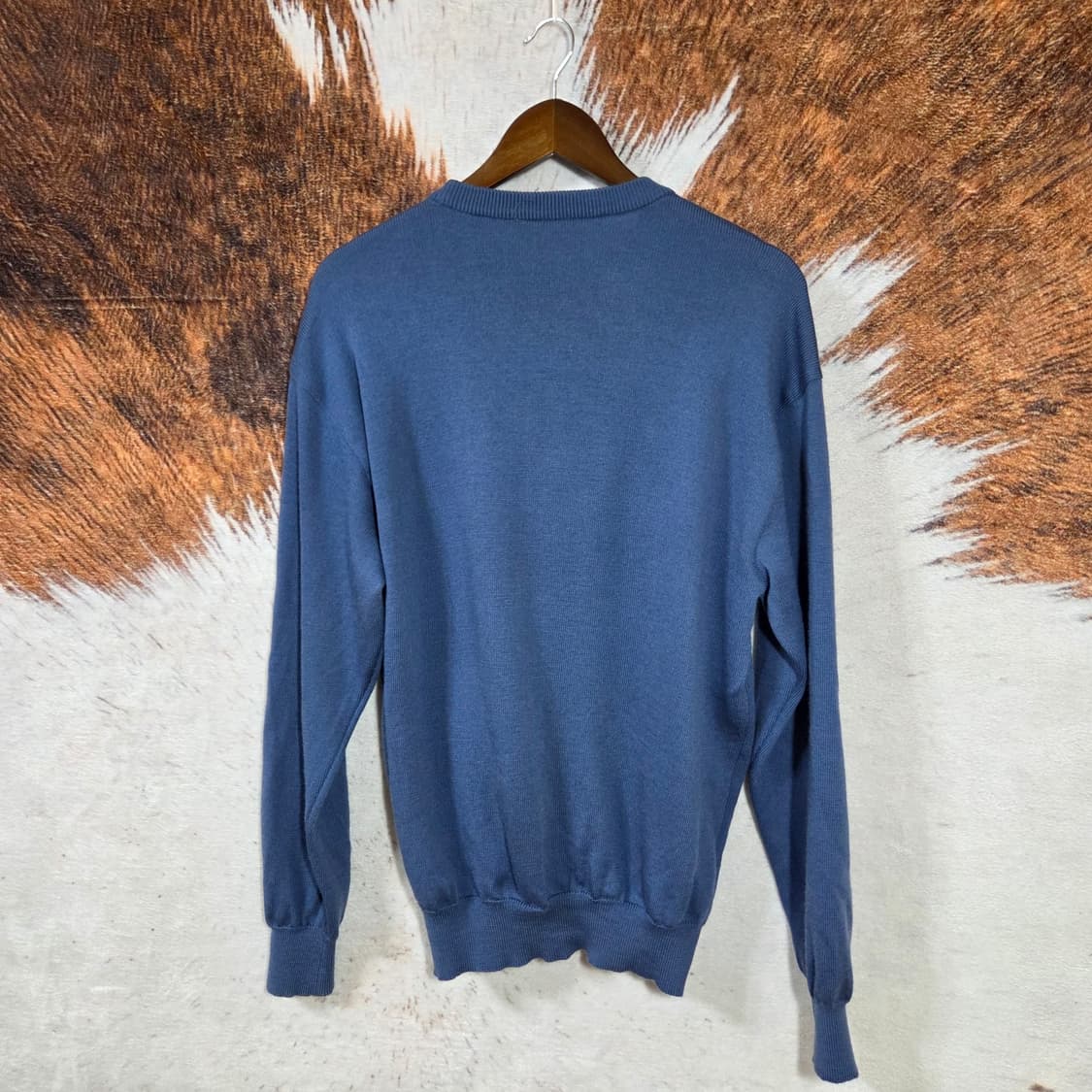 라코스테 블루 노르딕패턴 꽈배기 니트  상품이미지5