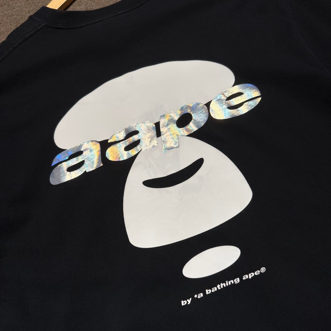 베이프 에이프 프리즘 로고 반팔 XL 상품이미지7