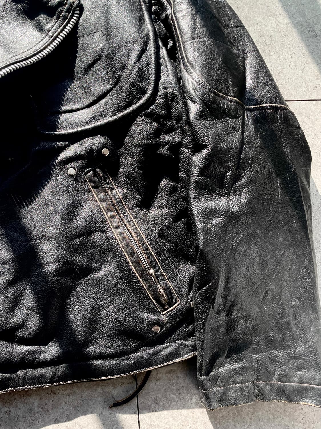 빈티지 오리엔탈 더블라이더자켓 상품이미지5