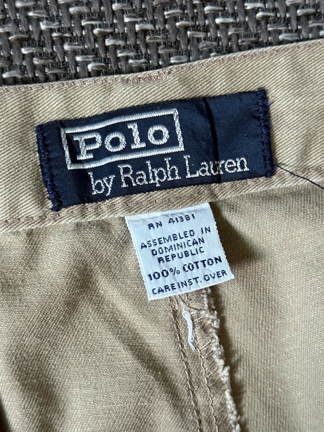 (32) 90s 폴로 랄프로렌 더블 플리츠 빈티지 치노 팬츠 상품이미지4