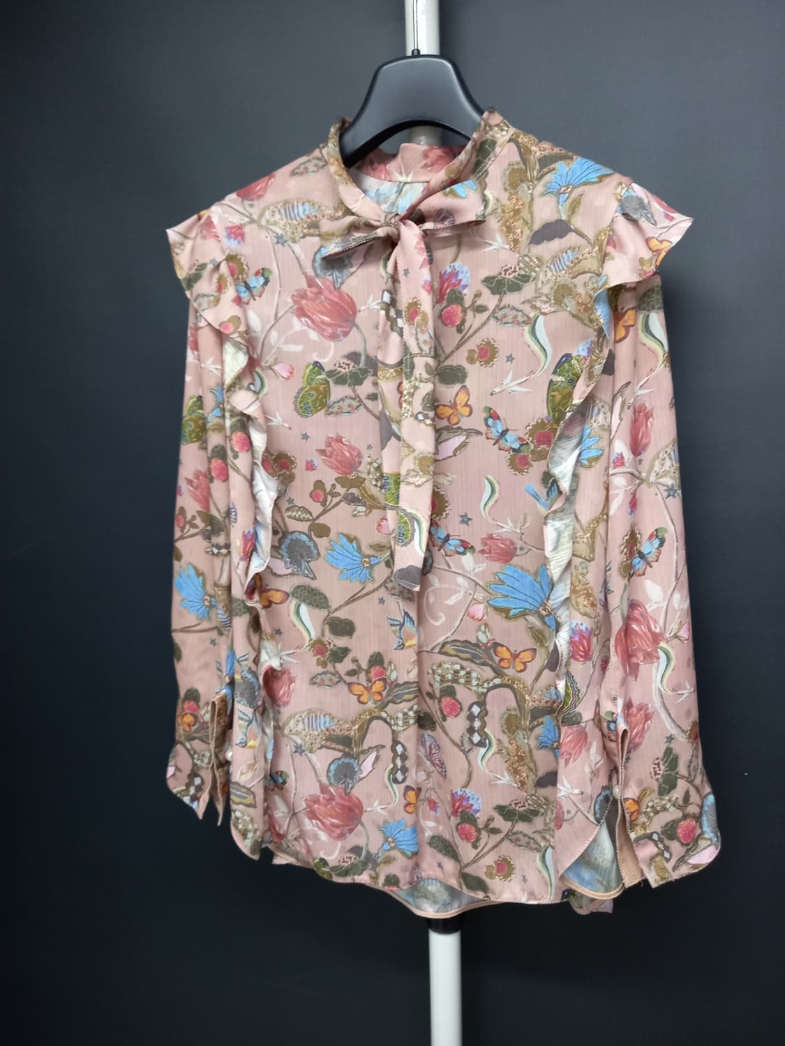 마인 MINE 춘하추 쉬폰 7부 블라우스 44-66 상품이미지3