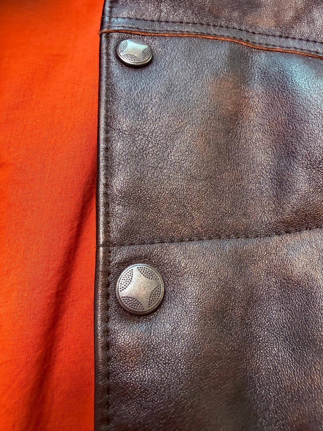 rrl 더블알엘 소가죽 퀄팅 베스트 xl 초레어템 상품이미지3