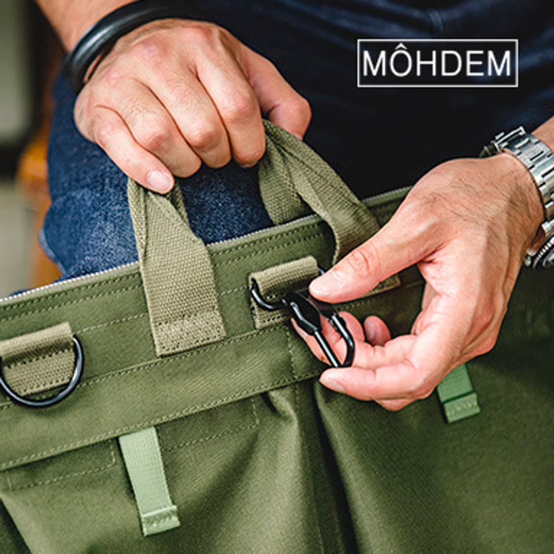 [Uinsex] 밀리터리 빈티지 캔버스백 상품이미지6