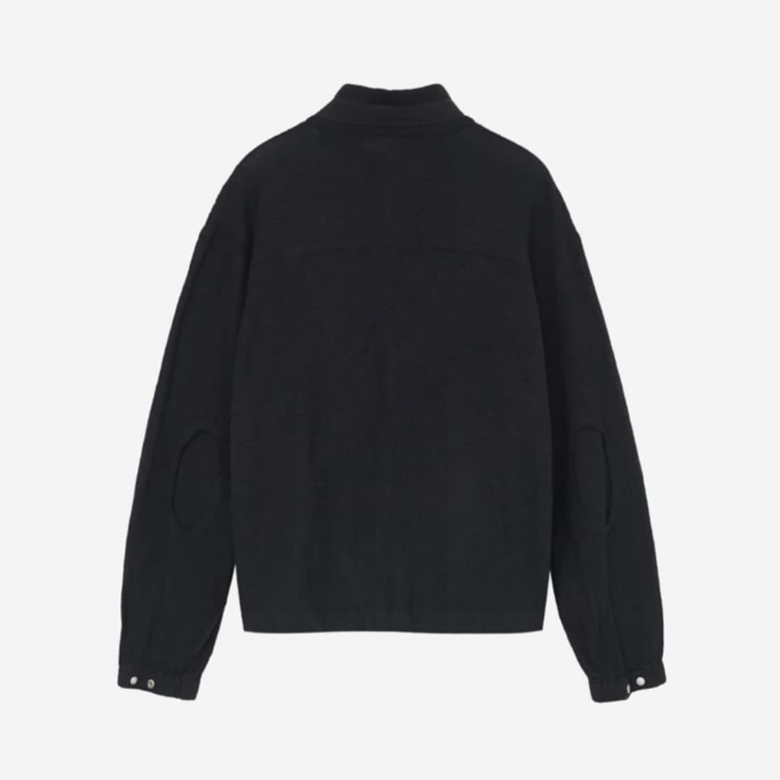 [2] 폴리테루 보일드 울 트랙 자켓 블랙 상품이미지2