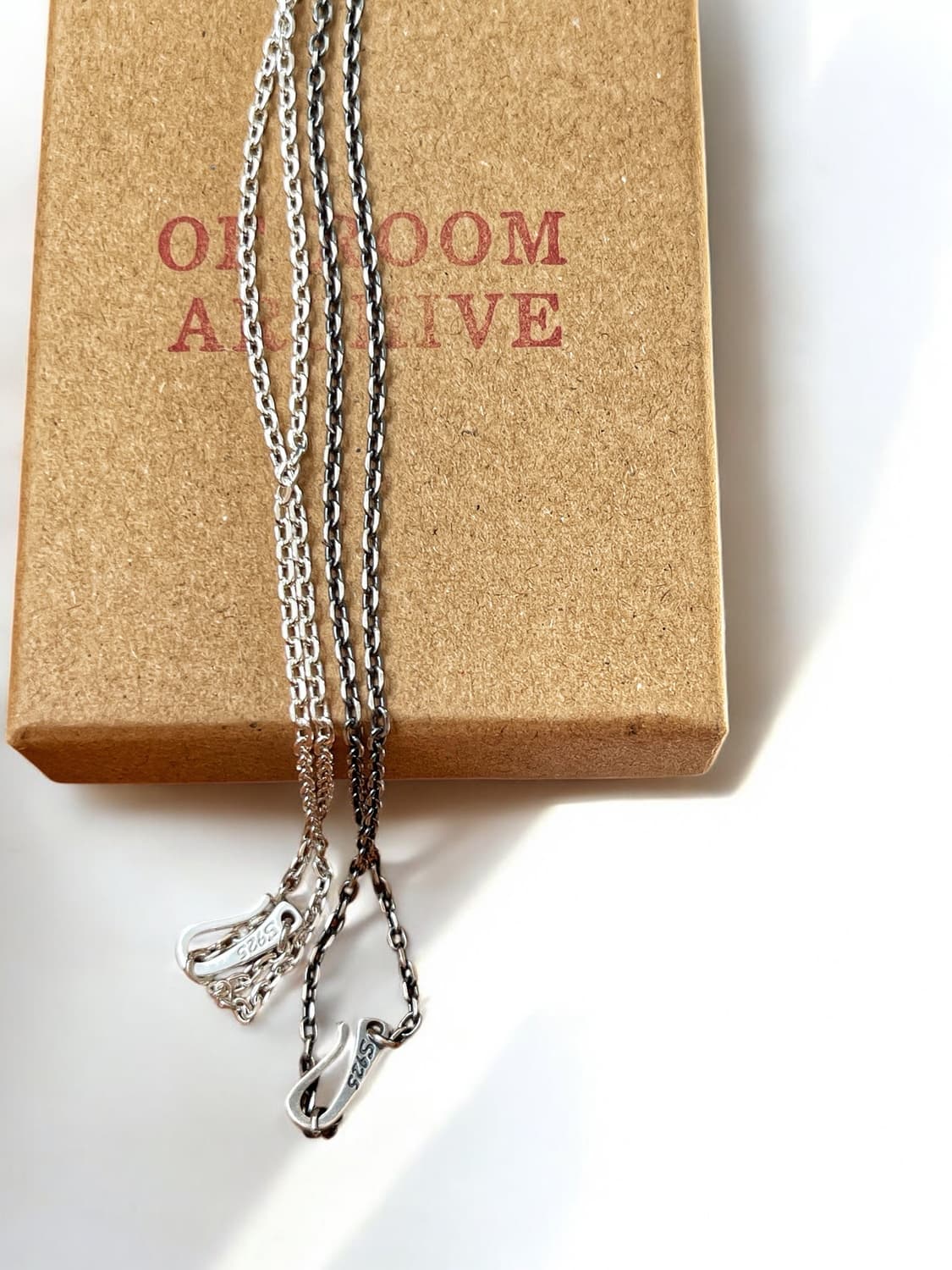 2mm 체인목걸이 / 남녀공용 실버925 체인목걸이 상품이미지7