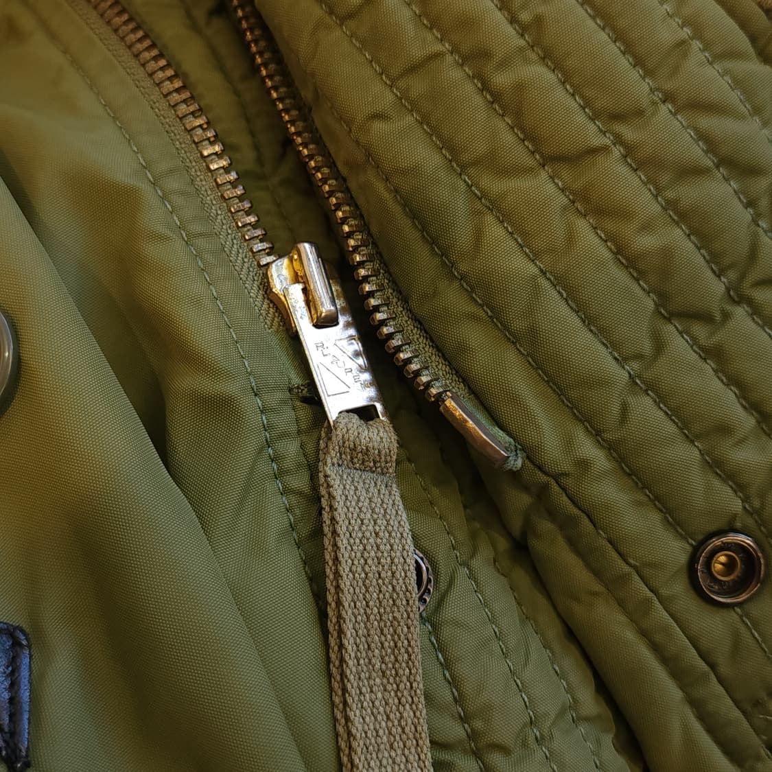 폴로 데님앤서플라이 n3b 다운 패딩 폴로 밀리터리 헤비다운 카키 M  상품이미지8