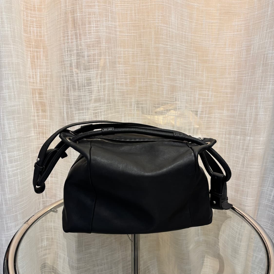 정품 만다리나덕 가죽 토트백 겸 숄더백    상품이미지4