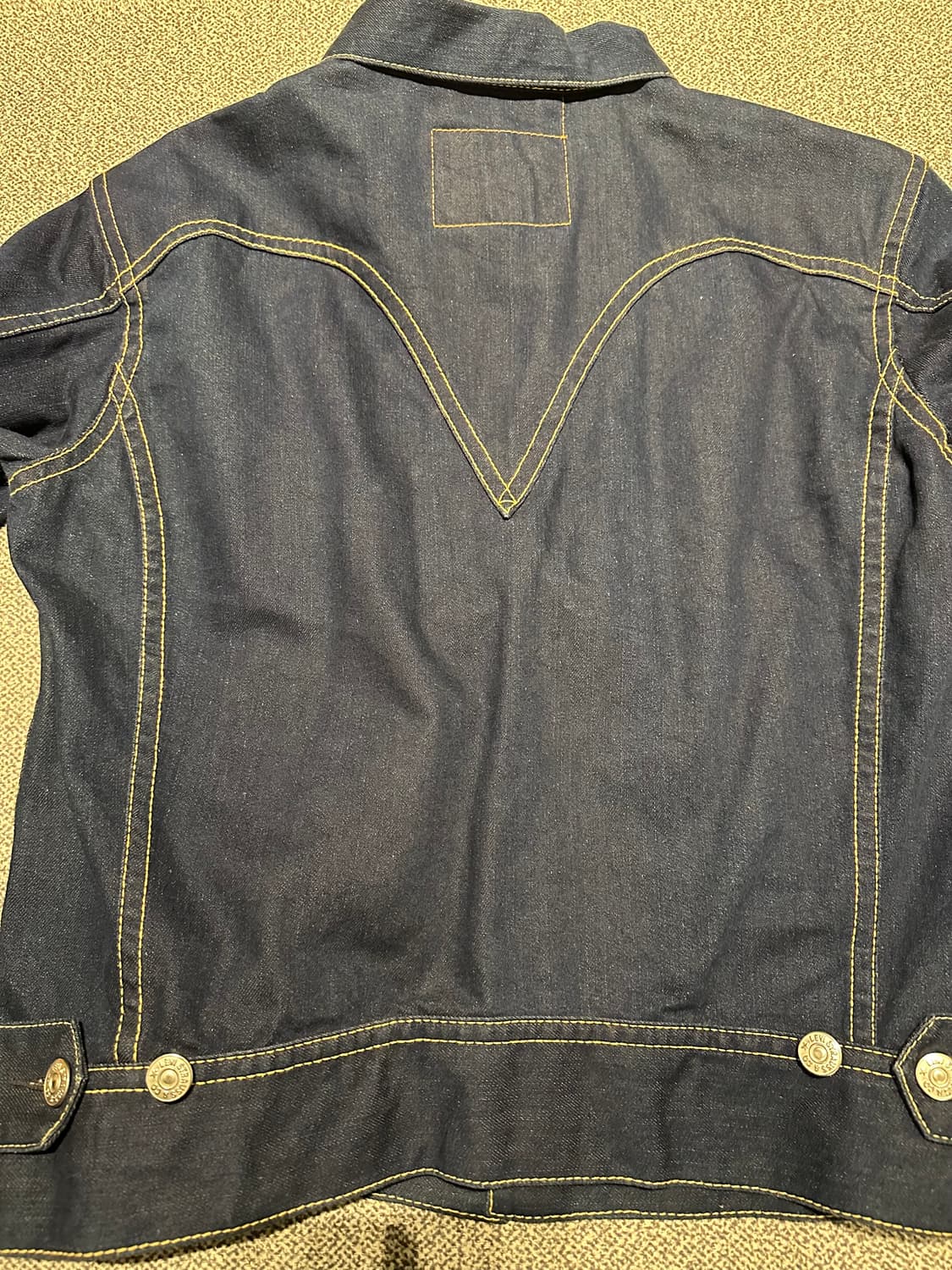 리바이스 타입1 진청 데님 자켓 XL 상품이미지4