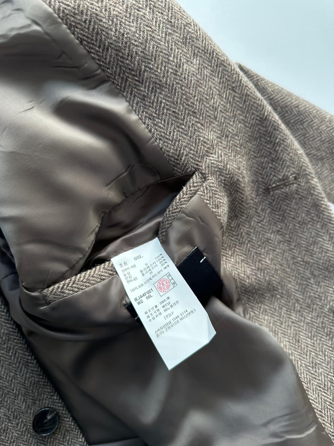 새상품)일꼬르소 테일러드 싱글자켓  상품이미지6