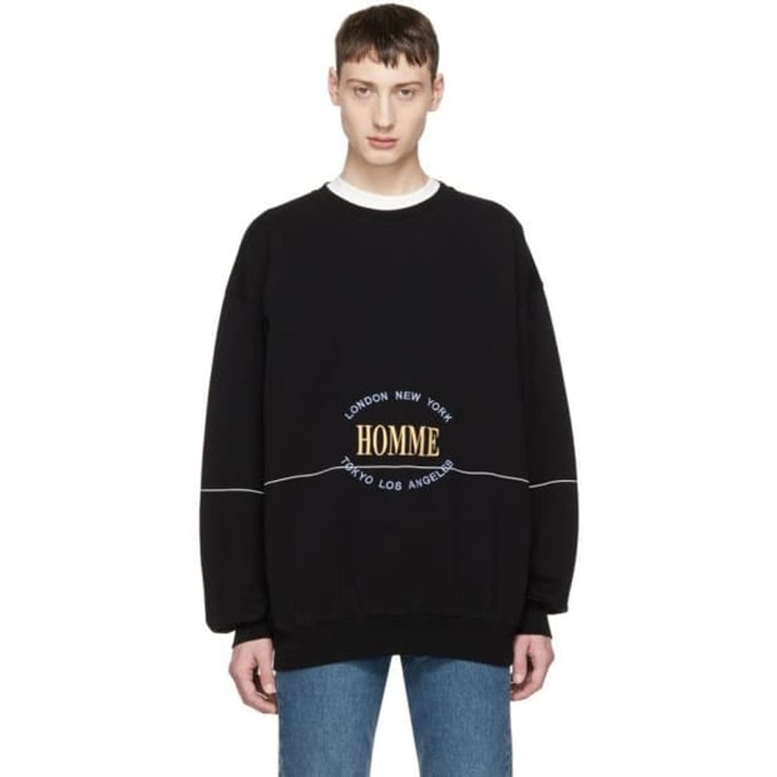 (정품, 정가품 문의 사절) 발렌시아가 옴므 맨투맨  가단 64cm 상품이미지2