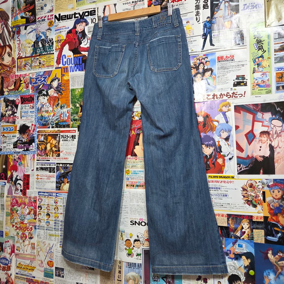 로우라이즈 중청 부츠컷 데님 팬츠 상품이미지5