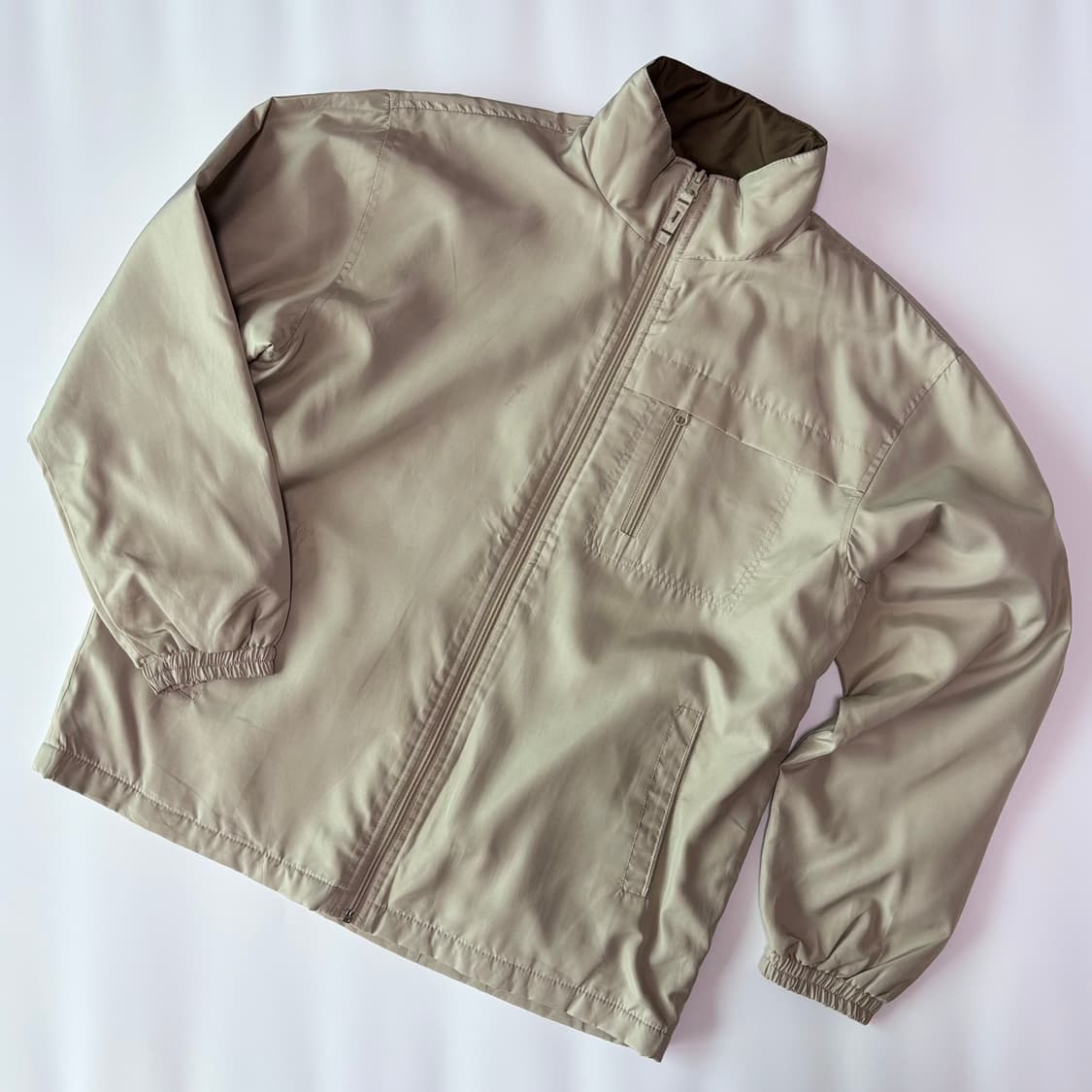 도그 시가(DOG CIGAR) 플리스 라이닝 샌드 베이지 워크 자켓 상품이미지1