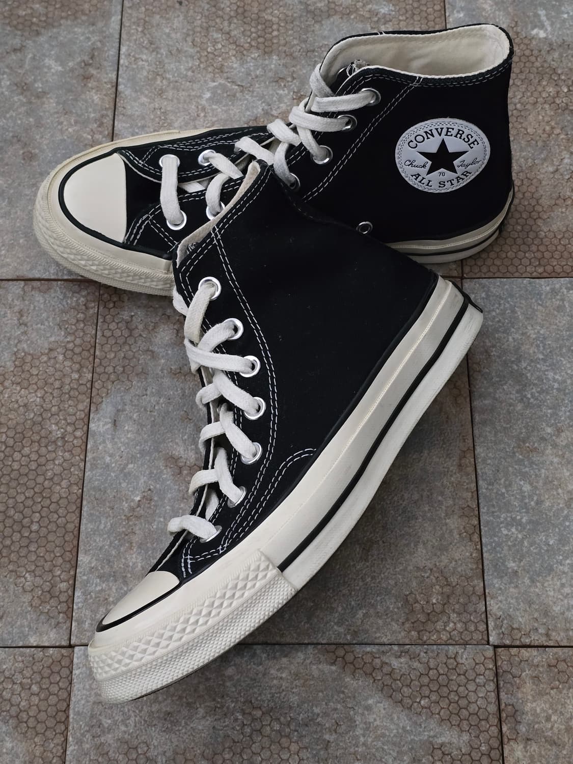 (235)컨버스 척 70 클래식 블랙 하이 상품이미지2