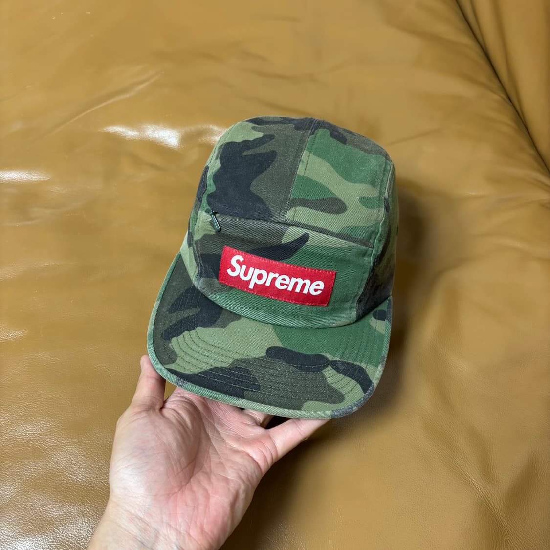 Supreme 슈프림 밀리터리 워시드 우드랜드 카모 캠프캡 모자 Camo 상품이미지2