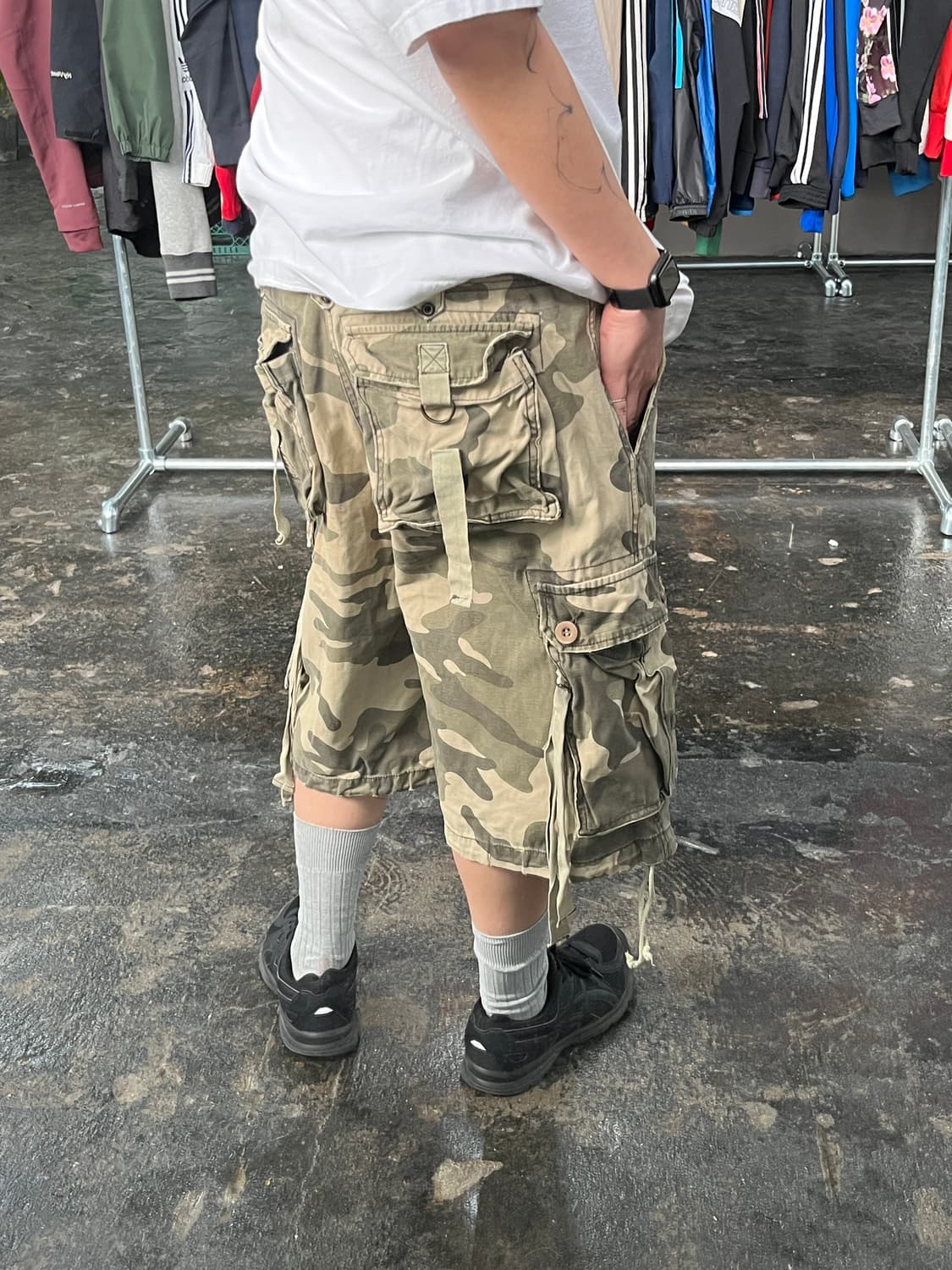 아베크롬비 카모플라주 카고 하프팬츠  상품이미지5