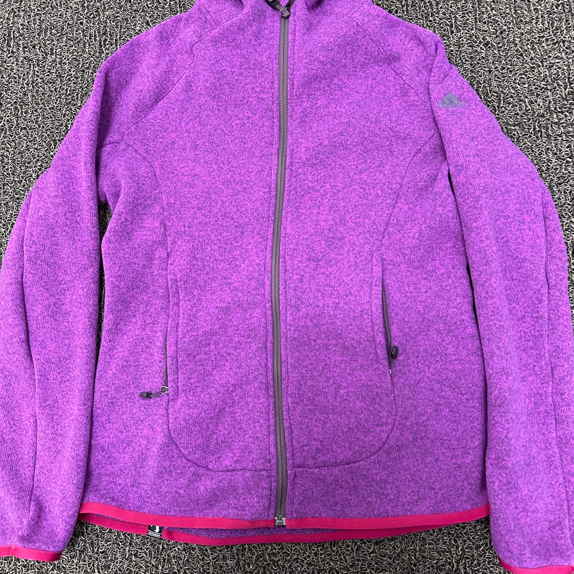 아디다스 후리스 후드집업 퍼플 100(L) 상품이미지3