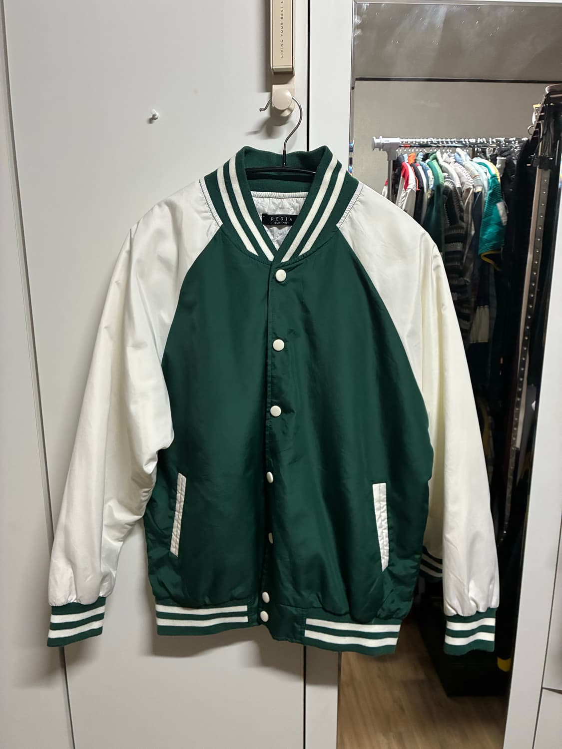 👕 REGIA 레지아 바시티 자켓 M/95 상품이미지1