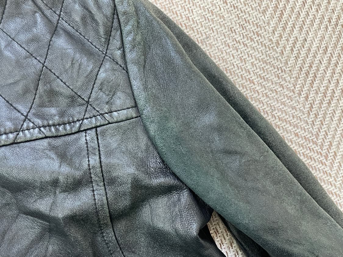 타미힐피거 썬페이딩 라이더 레더 자켓  J04220 상품이미지4